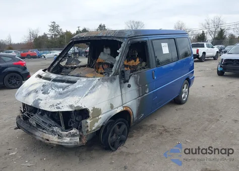 2002 Volkswagen Eurovan Mv from USA, damaged, VIN WV2NB47062H047570